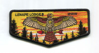 Lenape 8 flap black border Garden State Council #690