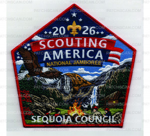 Patch Scan of 2026 National Jamboree Center Piece (PO 103867)