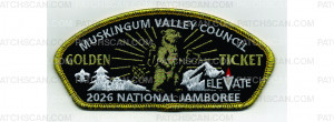 Patch Scan of 2026 National Jamboree Golden Ticket CSP (103491)