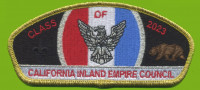 CIEC Class of 2023 CSP gold metaliic bdr California Inland Empire Council #45
