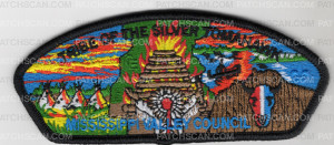 Patch Scan of Tribe of the Silver Tomahawk Honor Society CSP