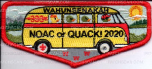Patch Scan of Colonial Virginia Council NOAC or Quack! Wahunsenakah 2018