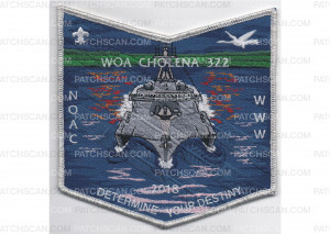 Patch Scan of 2018 NOAC Pocket Patch Nighttime (PO 87987)