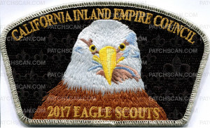 Patch Scan of California Inland Empire Council - 2017 Eagle Scouts