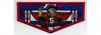 USA 250th Flap George Washington (PO 103555) La Salle Council #165