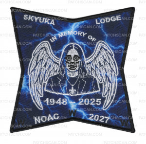 Patch Scan of Skyuka Lodge 2027 NOAC Fundraiser (Center Patch)