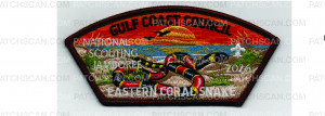 Patch Scan of 2026 National Jamboree CSP Eastern Coral Snake (PO 103387)