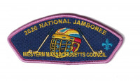 WMC National Jamboree Contingent 2026(Hockey helmet CSP - Pink) Western Massachusetts Council #234