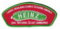 Laurel Highlands Council 2026 Jamboree Set (Heinz) Green Laurel Highlands Cncl #527