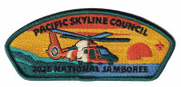 Pacific Skyline Council 2026 NJ helicopter JSP green border Pacific Skyline Council #31