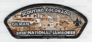 Patch Scan of Scouting Colorado 2026 Jamboree Present Set (Gilman)