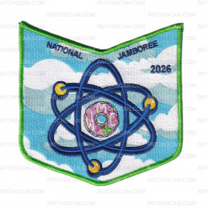 Patch Scan of WMC National Jamboree Contingent 2026(Doughnut Bottom Pocket-Green)