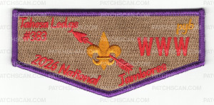 Patch Scan of Scouting Colorado 2026 Jamboree OA Flap (Tahosa)