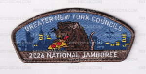 Patch Scan of Greater New York Councls 2026 National Jamboree Set (Creatures of New York City)