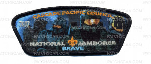 Patch Scan of Cascade Pacific Council 2017 National Jamboree Brave JSP