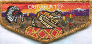 Patch Scan of Cahuilla 127 pocket flap