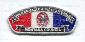 Patch Scan of Montana Council Once An Eagle...CSP