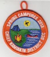 X166993A SPRING CAMPOREE CHIEF KAMIAKIN DISTRICT ClassB