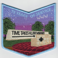 Mitigwa Lodge 75th Memories Pocket Piece (Light blue) Mid-Iowa Council #177