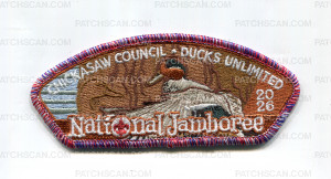 Patch Scan of Chickasaw Council 2026 Jamboree (CSP-Rust) Metallic