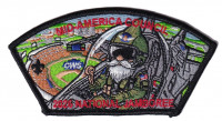 Mid-Ameirica Council 2026 NJ JSP gnome in jet over Omaha Mid-America Council #326