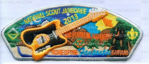 Patch Scan of National Scout Jamboree - CIEC- Orange Guitar