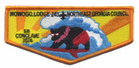 NEGC 2024 Conclave Flap (Black) Northeast Georgia Council #101