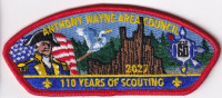 490458 Anthony Wayne Area Council 110 Years of Scouting CSP Anthony Wayne Area Council #157