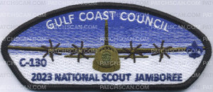 Patch Scan of 449935- C-130 2023 National Scout Jamboree