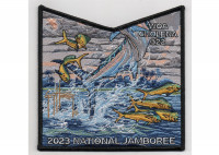 2023 National Jamboree Pocket Patch Blue Mahi (PO 101187) Mobile Area Council #4