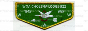 Patch Scan of 80th Anniversary Flap (PO 102900)