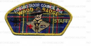 Patch Scan of Conquistador Wood Badge CSP (34169)