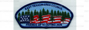 Patch Scan of Friends of Scouting 2026 (PO 103519)