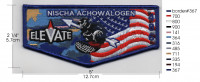 NISCHA LODGE 2026 NATIONAL JAMBOREE FLAP COLOR Golden Spread Council #562