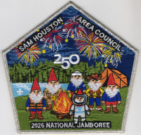Sam Houston Area Council Jamboree 2026 (Center) Silver Metallic Sam Houston Area Council #576