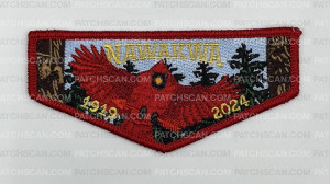 Patch Scan of Nawakwa Lodge Flap