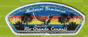 Patch Scan of Rio Grande Council 2026 Jamboree (Hummingbird)