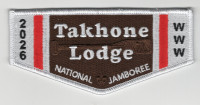 Takhone Lodge 2026 National Jamboree flap Pathway to Adventure Council #