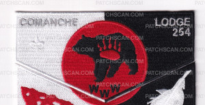 Patch Scan of Comanche Lodge 254 G1 Conclave Pocket Set