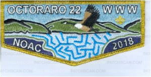 Patch Scan of Octoraro 22 NOAC 2018 Blue Flap