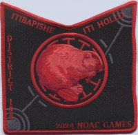 463911- 2024 NOACocket patch Red version  Central North Carolina Council #416