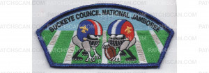 Patch Scan of 2017 National Jamboree CSP Metallic Blue Border (PO 86819)