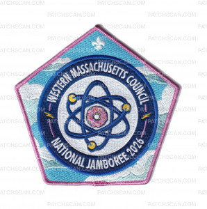 Patch Scan of WMC National Jamboree Contingent 2026(Center Doughnut-Pink)