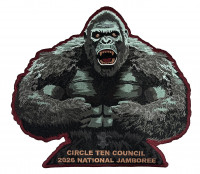 Circle Ten Council 2026 Jamboree Back Patch Circle Ten Council #571