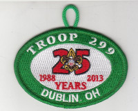 X169407A TROOP 299 25 YEARS ClassB	