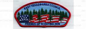 Patch Scan of Friends of Scouting 2026 (PO 103519)