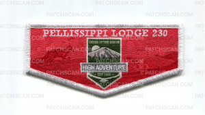 Patch Scan of Pellissippi Lodge 230 OA High Adventure flap