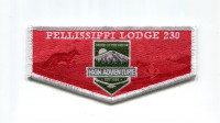 Pellissippi Lodge 230 OA High Adventure flap Great Smoky Mountain Council #557