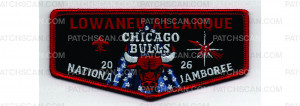 Patch Scan of 2026 National Jamboree Flap Bulls (PO 103523)