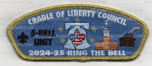 Patch Scan of RING THE BELL 2024-25 CRADLE OF LIBERTY